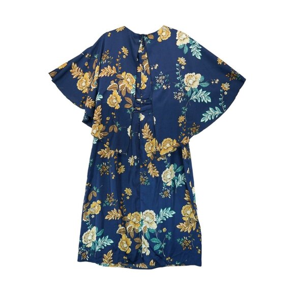 NWT JJs House Sheath/Column V-Neck Knee-Length Satin Cocktail Dress Pleated XXL - Picture 2 of 13